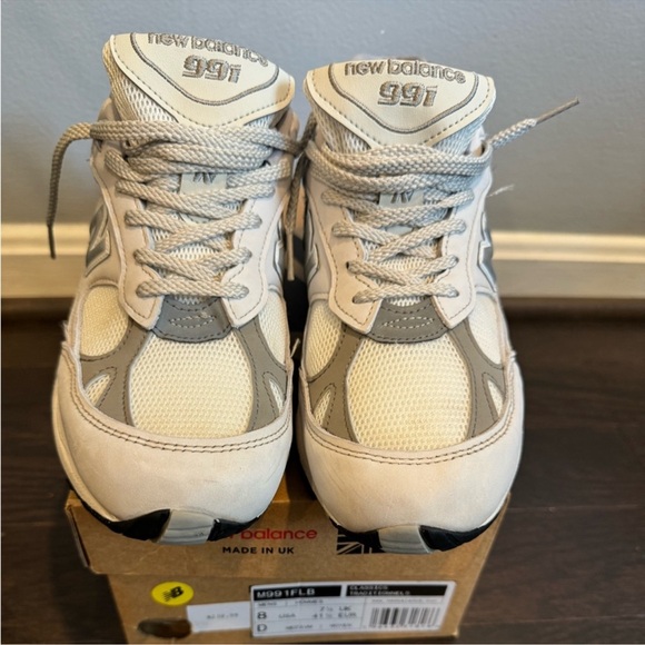 NEW BALANCE 991 GRAY RUNNING SHOES w/ BOX - Picture 3 of 13